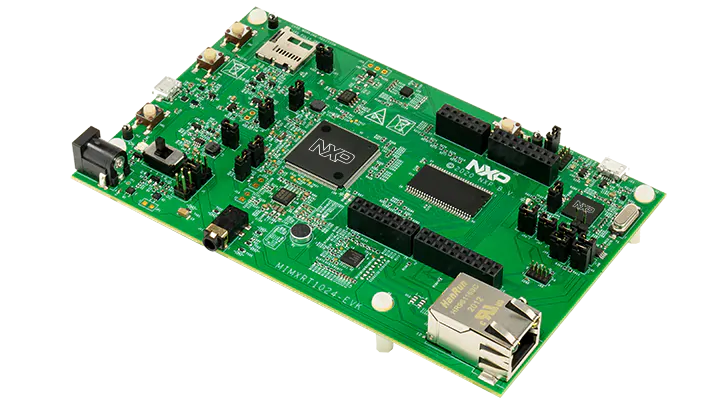 i MX RT1024 Evaluation Kit angle view